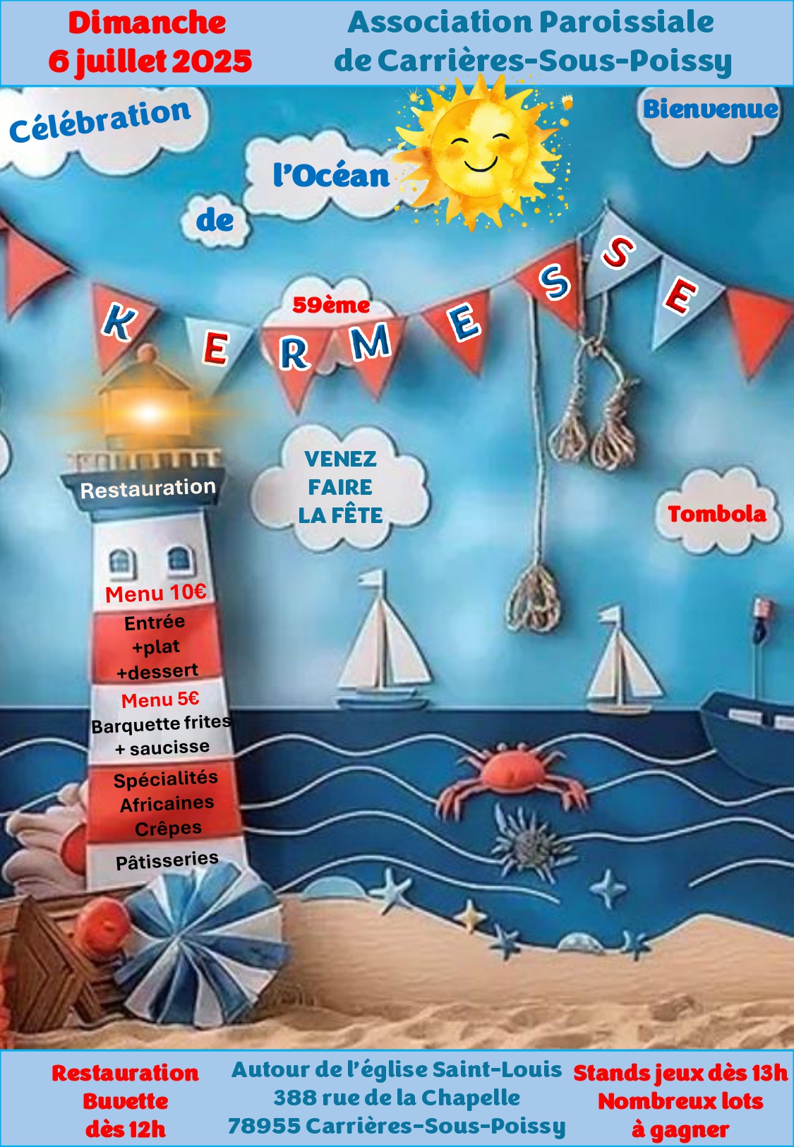 Affiche Kermesse Asso Paroissiale