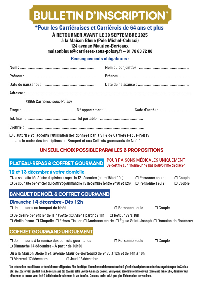 BULLETIN INSCRIPTION COLIS 2025 2