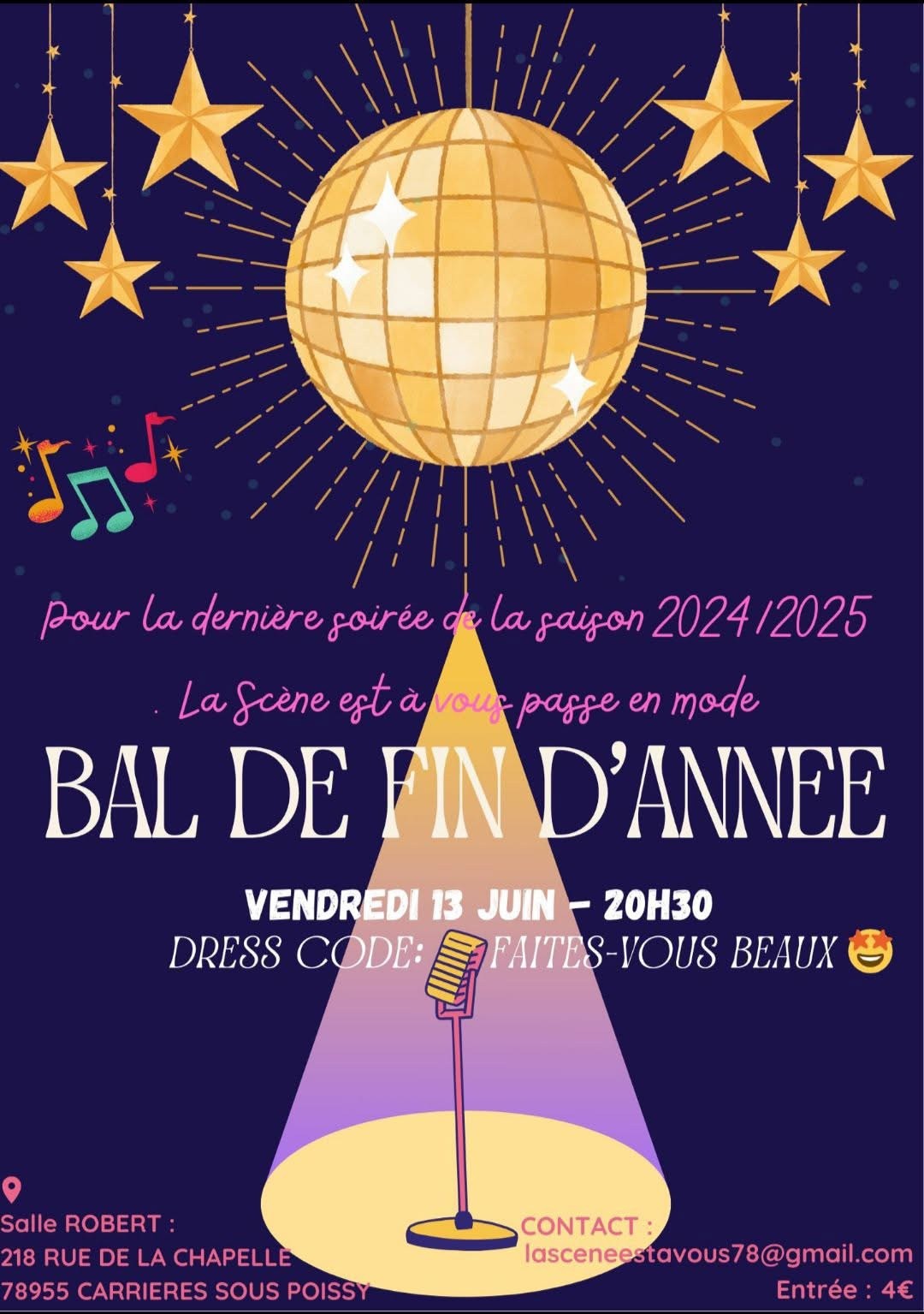 Bal de fin danne de la scne est vous