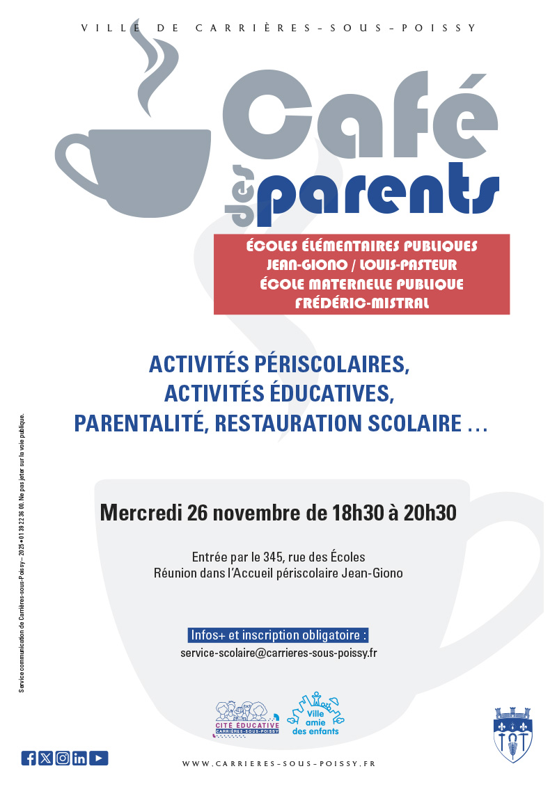 CAFE PARENTS ECOLES 26112025
