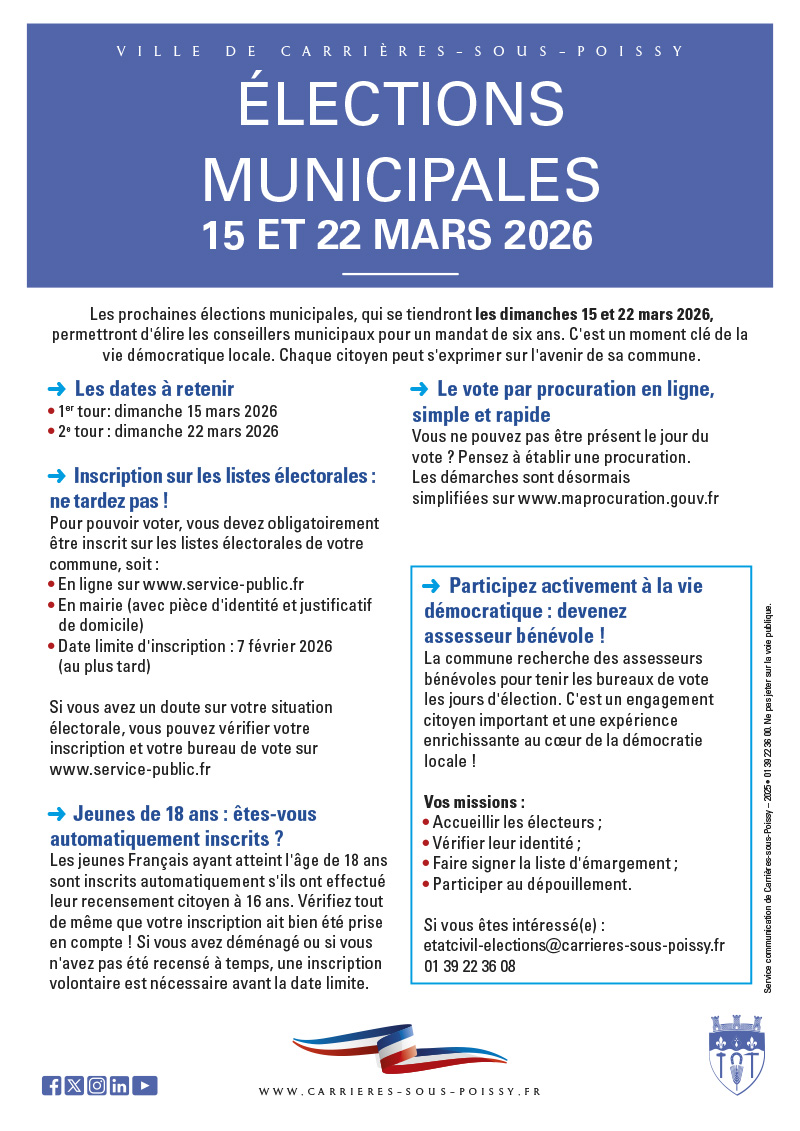 ELECTIONS MUNICIPALES 2026