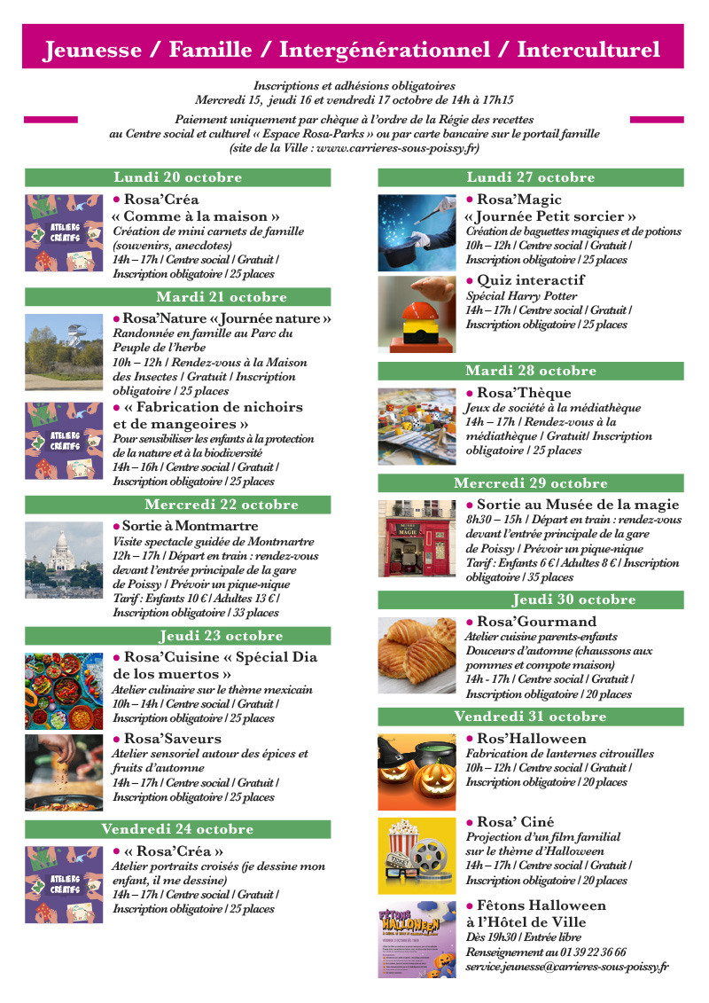 PROGRAMME CSC TOUSSAINT 2025 2