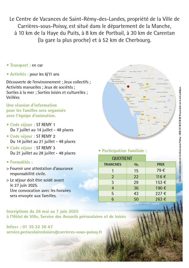 SEJOURS 6 11 ANS 2025 2