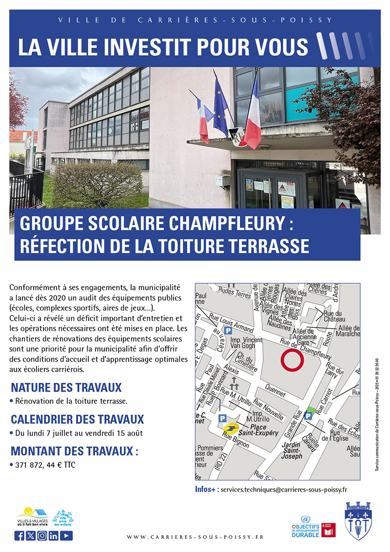 TRAVAUX TOITURE CHAMPFLEURY 2025