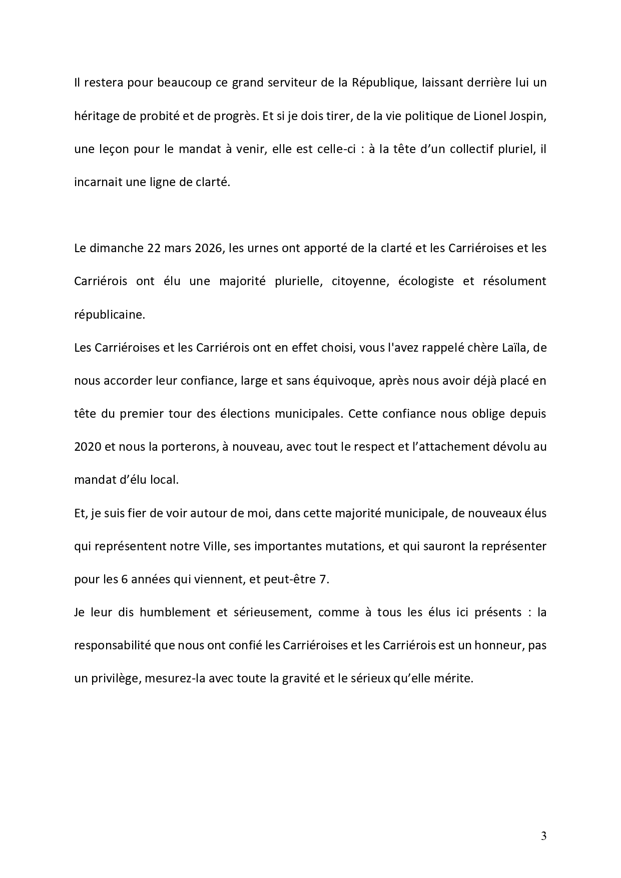 20260326 Discours Conseil municipal dinstallation page 0003