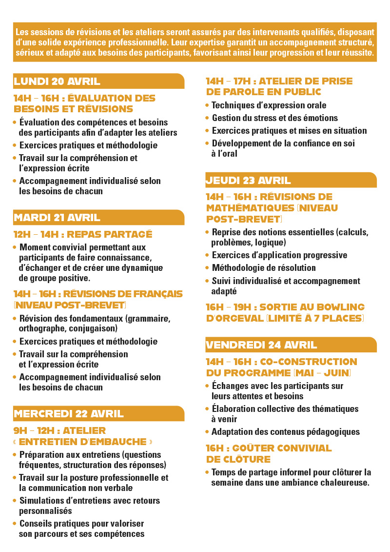 MJR VACANCES AVRIL 2026 2