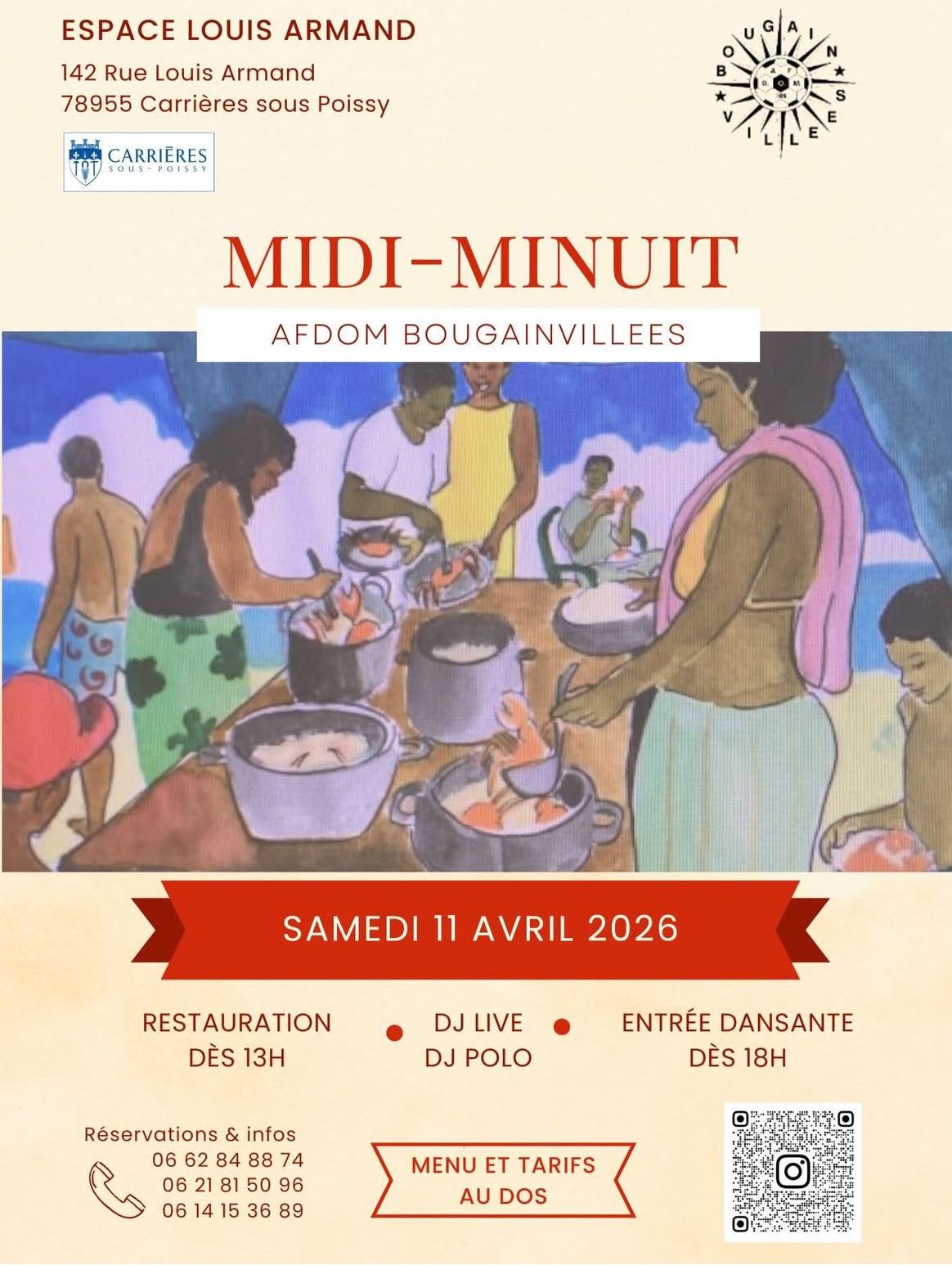 Midi Minuit Bougainvills du 11 avril 2026
