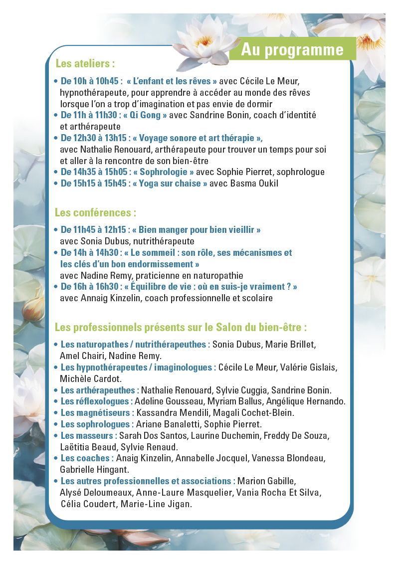SALON DU BIEN ETRE 2026