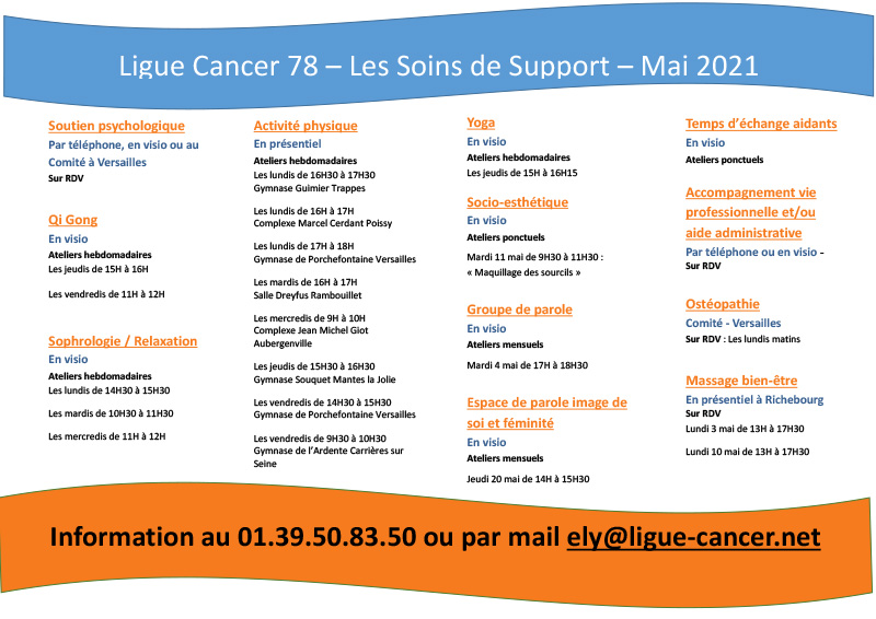 Affiche APM Ligue Cancer78